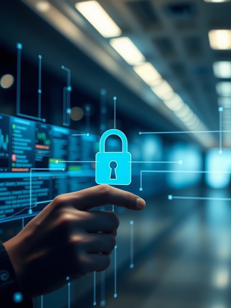 identity and access management concept, secure digital authentication, cybersecurity